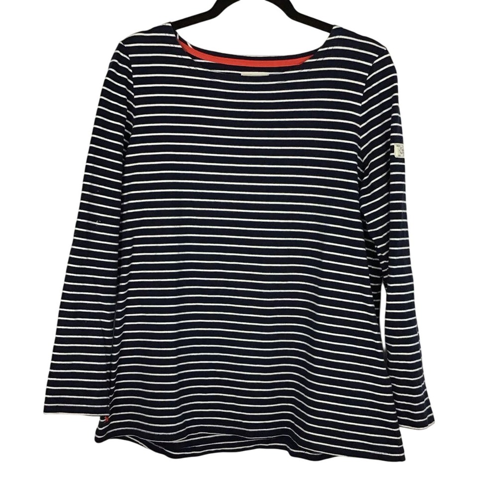 Copied - JOULES HARBOUR WOMENS NATICA THEAM STRIPPED SHIRT SIZE 14